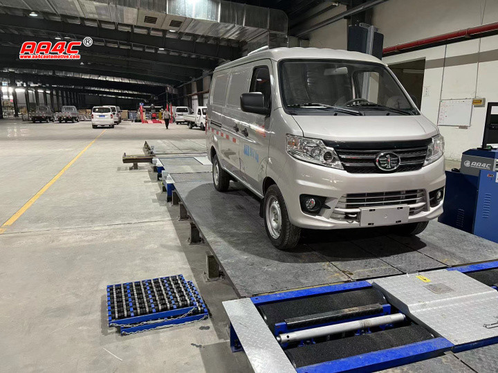 trường hợp công ty mới nhất về AA4C Thiết bị kiểm tra xe Trung tâm chẩn đoán xe Xe Kiểm tra phanh cuộn xe Đường thử xe Đường thử xe được lắp đặt tại Macau